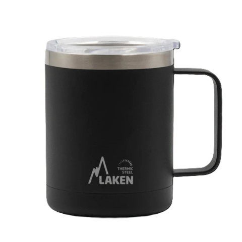 Laken 0.36L Taza Mug - Yalıtımlı Kamp Bardağı - Black/Siyah için detaylar